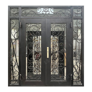 ornamental iron door safety door design interior door designs double security wrought iron front entry