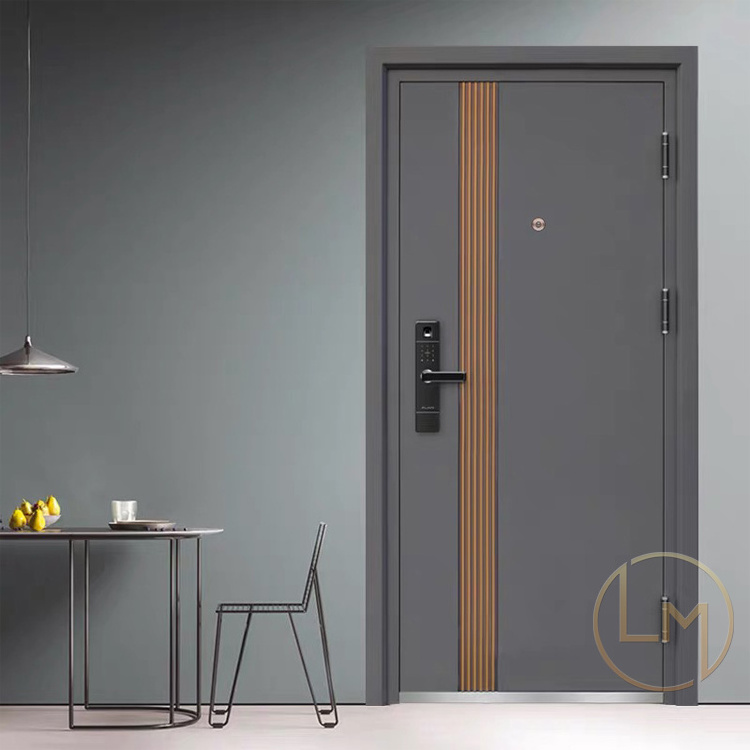 Safety used commercial steel doors for sale apartment steel door