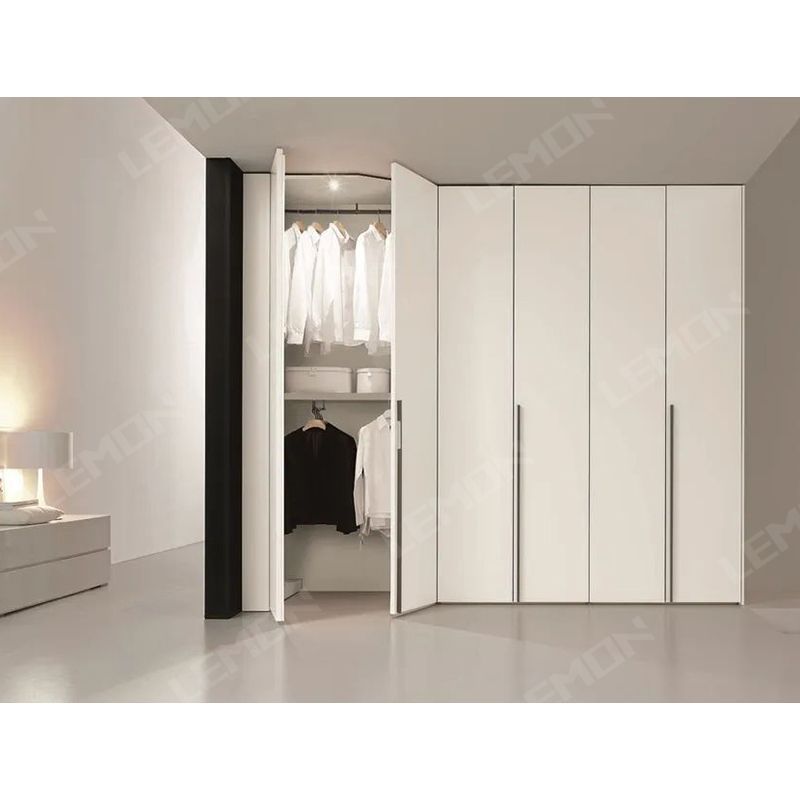 Wholesale price white color modern design wooden wardrobes bedroom closet wardrobe clothes organizer