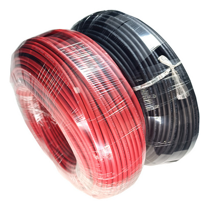 TUV Approval XLPE Insulated Tinned Copper Solar Wire 2.5MM 4MM 6MM 10MM 16MM 35MM PV Cable Solar DC Panel Power Cable