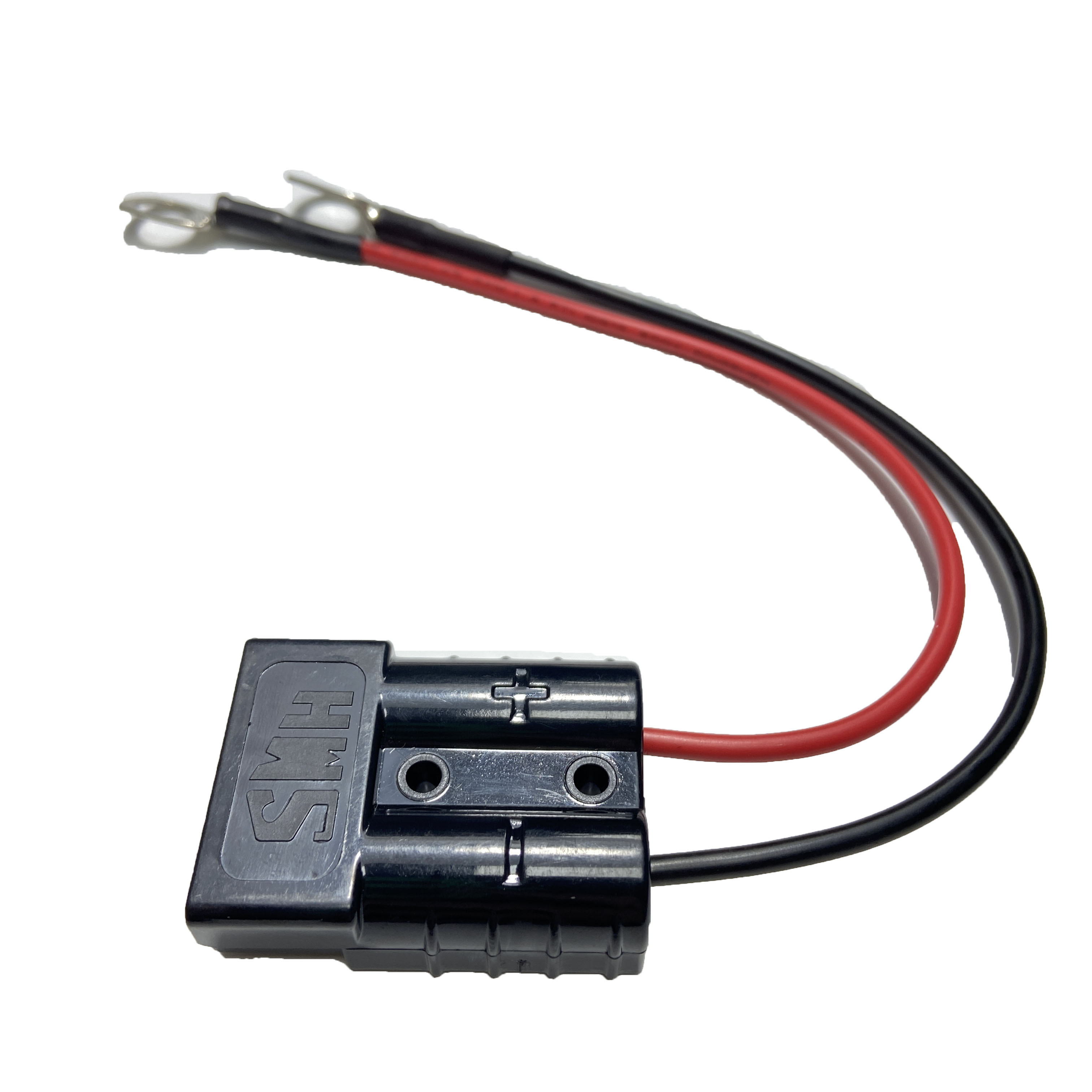 Factory Custom Battery Charger Connector to Terminal 50A Power Plug to Ring Terminal Power Extension Cable