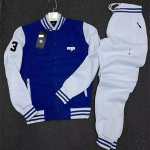 Custom Bulk Wholesale Baseball Jersey Uniform Tracksuit Logo Jogger Sweatsuit Men Customised Sweatsuits Oem