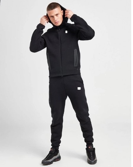 Custom Tech Fleece Tracksuit Logo Jogger Sweatsuit Men Customized Fall Sweatsuits OEM Zipper Tracksuit Hoodies