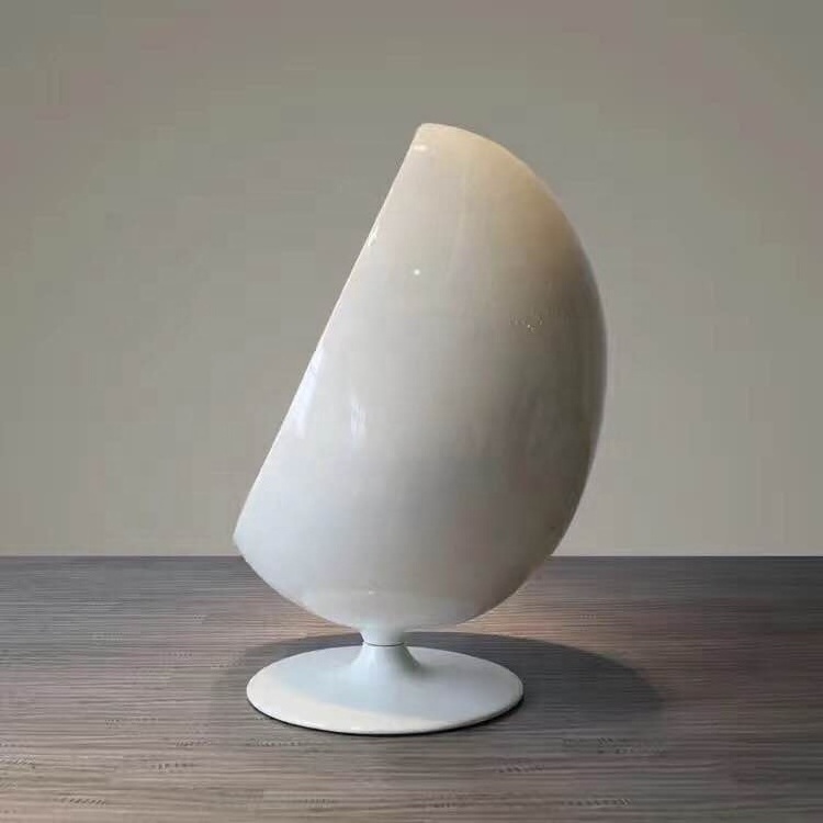 contemporary living room furniture aviator fiberglass egg chair with cushion