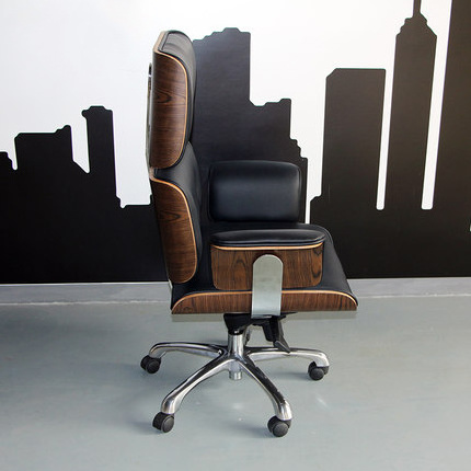 new luxury italian leather reclining office wooden executive chair