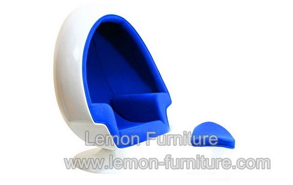 Egg Pod Speaker Chair with Ottoman West Style Stereo Alpha Chair