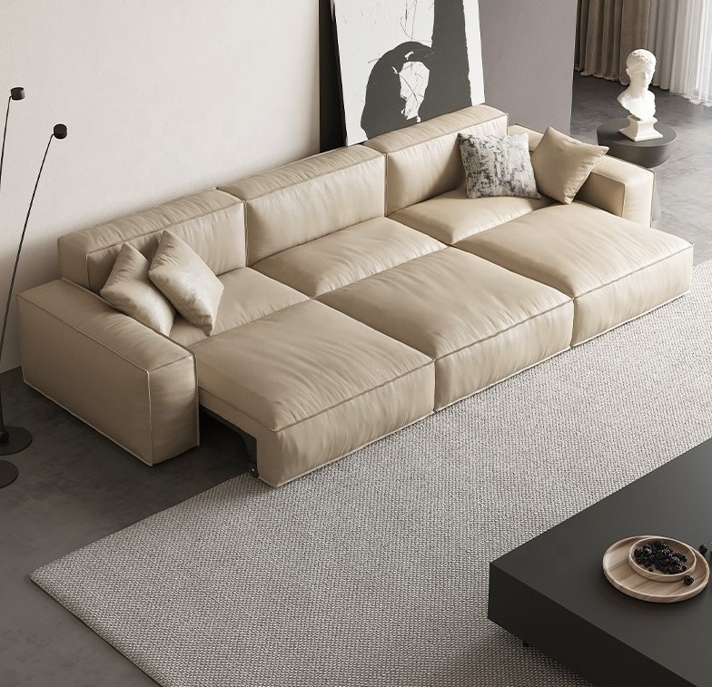 Modular sectional couch large living room extendable sofas smart electric sofa bed