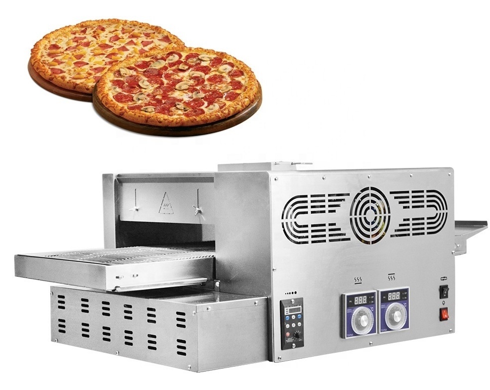 High efficiency Electric Commercial Belt Conveyor Pizza Oven for 12 inch pizza baking