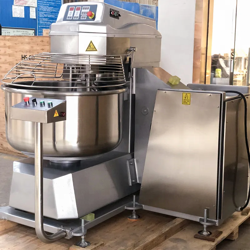 Bakery Food Mixing Spiral Rotary Cylinder Food Dough Mixer Professional Bread Spiral Dough Mixer 100kg