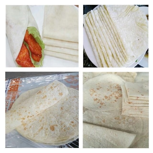 mechanical gas tortilla bread making machine high output pita bread shaping machine thin flat pancake maker for sale