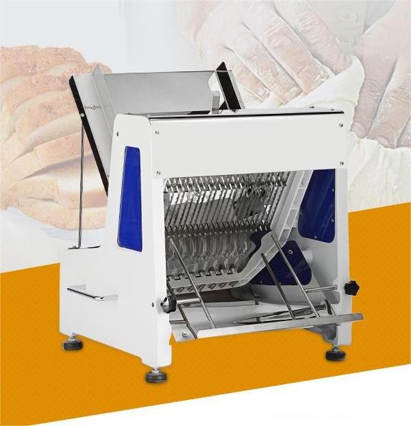 Commercial Bakery Hamburger Baguette Bread Toast Making Machine 31 Slices Electric Bread Slicer Slice Cutting Machine