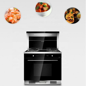 integrated stove side suction range hood gas stove integration box oven steaming and baking machine