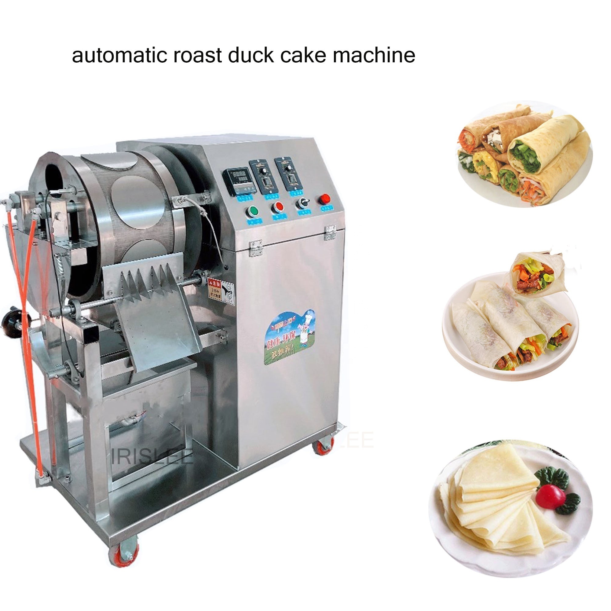 Commercial Rolling Wrapping Maker Paper Samosa Sheet Spring Roll Wrapper Make Machine