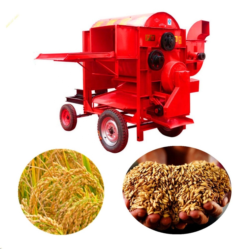 High quality grain threshing machine and rice cereal wheat thresher machine for farm