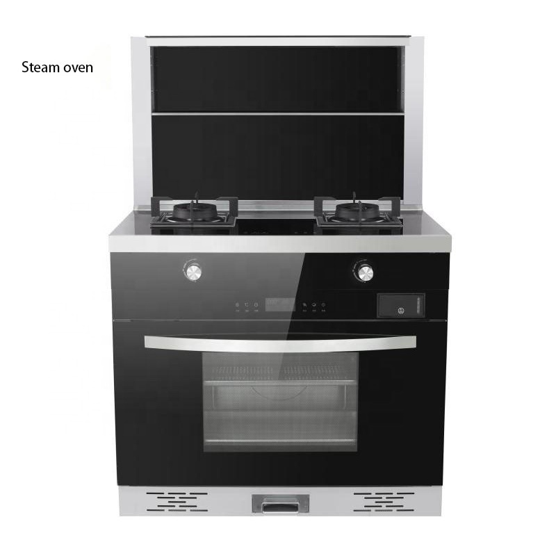 Multifunctional integrated stove comes with range hood, high-quality gas stove and oven steaming and roasting integrated machine