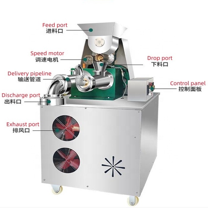 Pasta Machine/fully Automatic Spaghetti Machine/rice Noodles Machine Type 65 Stainless Steel Noodle Making Equipment 20kg/h