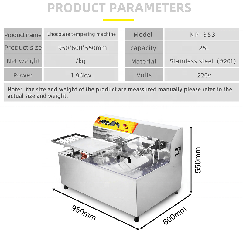 Commercial Chocolate Tempering Machine Chocolate Making Machine Chocolate Coating Machine With Ce