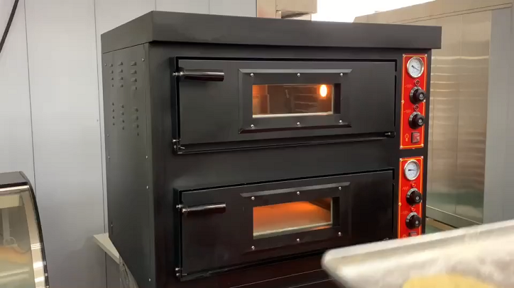 electric pizza oven for bakery restaurant deck baking rotation electric pizza oven small electric baking oven