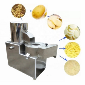 Electric Cassava Crisp Carrot Slicer Fries Cutting Sweet Potato Chips French Fry Cutter Machine