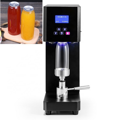 Cans sealing machine Drink bottle sealer Beverage seal wrap machine for Milk tea Coffee Can seamer