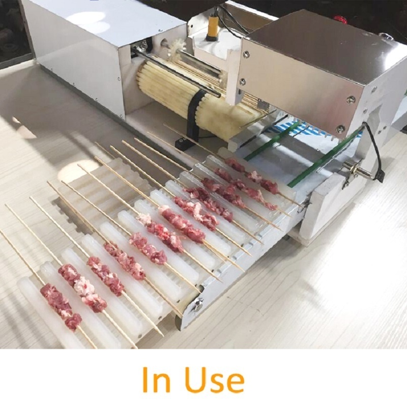 Automatic Satay Skewer Sticks Machine Kebab Making Machine