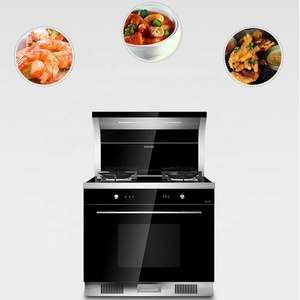 Multifunctional integrated stove comes with range hood, high-quality gas stove and oven steaming and roasting integrated machine