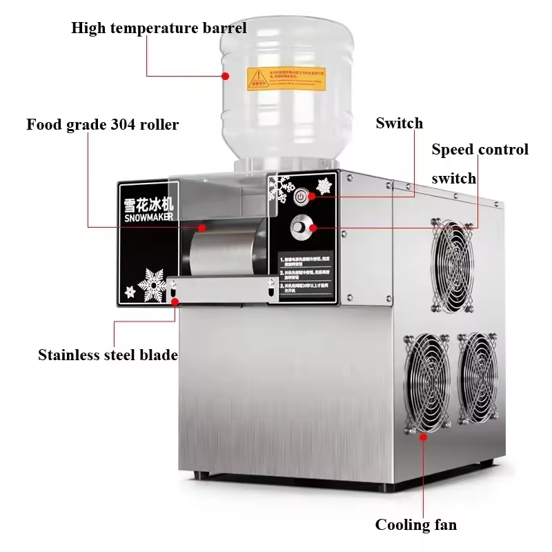 bingsu machine snowflake ice machine snow snow snowflake shaved ice machine