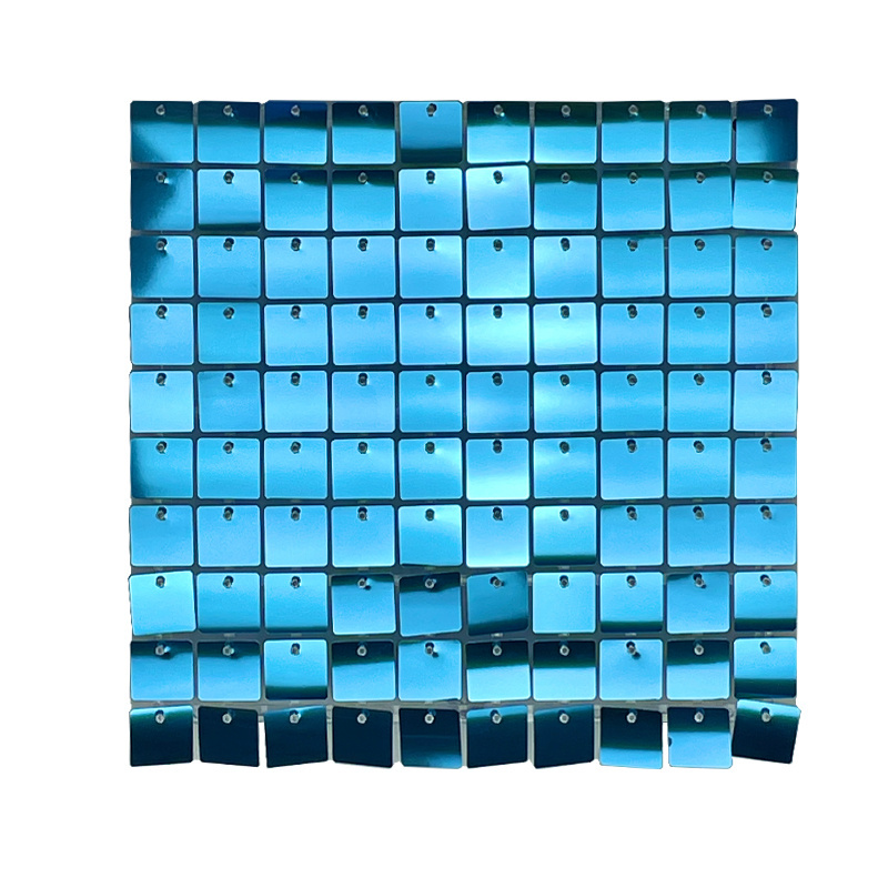 Clear Grid Panel 3D Shimmer Sequin Wall Panel  Birthday Party Decoration sequin shiny backdrop