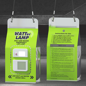 Customizable LED Saltwater Lamp: Portable Emergency Light for Outdoor Camping and Rescue