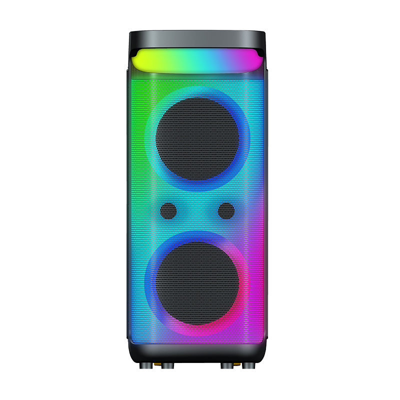 dual 8 inch parlantes bocinas bluetooth speaker caixa de som trolley portable partybox speakers with microphone karaoke speaker