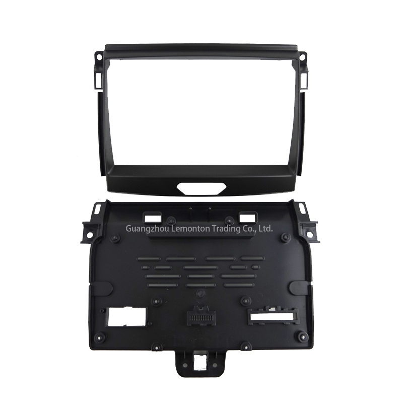 Lemorton Car DVD Player frame for 2015+ FORD RANGER 9 INCH audio Stereo GPS with Wiring Harness RCA cables