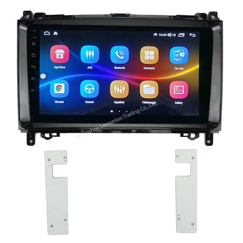 Android Car DVD navigation for 2004-2012 BENZ B200 Audio Frame Fitting Adaptor Dash Trim Kits Fascia Panel 1 Din Radio Player