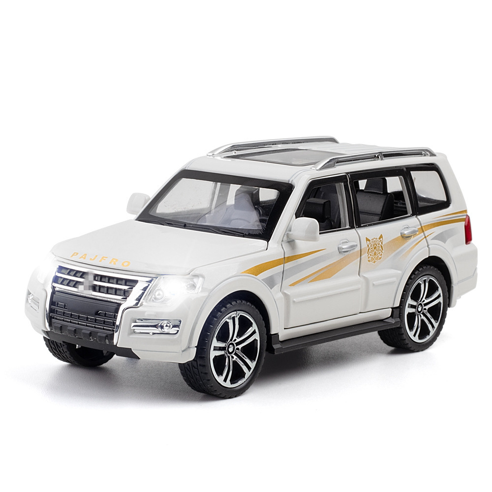 LEMON Diecast 1:32 PAJFRO SUV Simulation Alloy Car Pull Back Vehicle  car Toy With Sound/Light model toy for kids