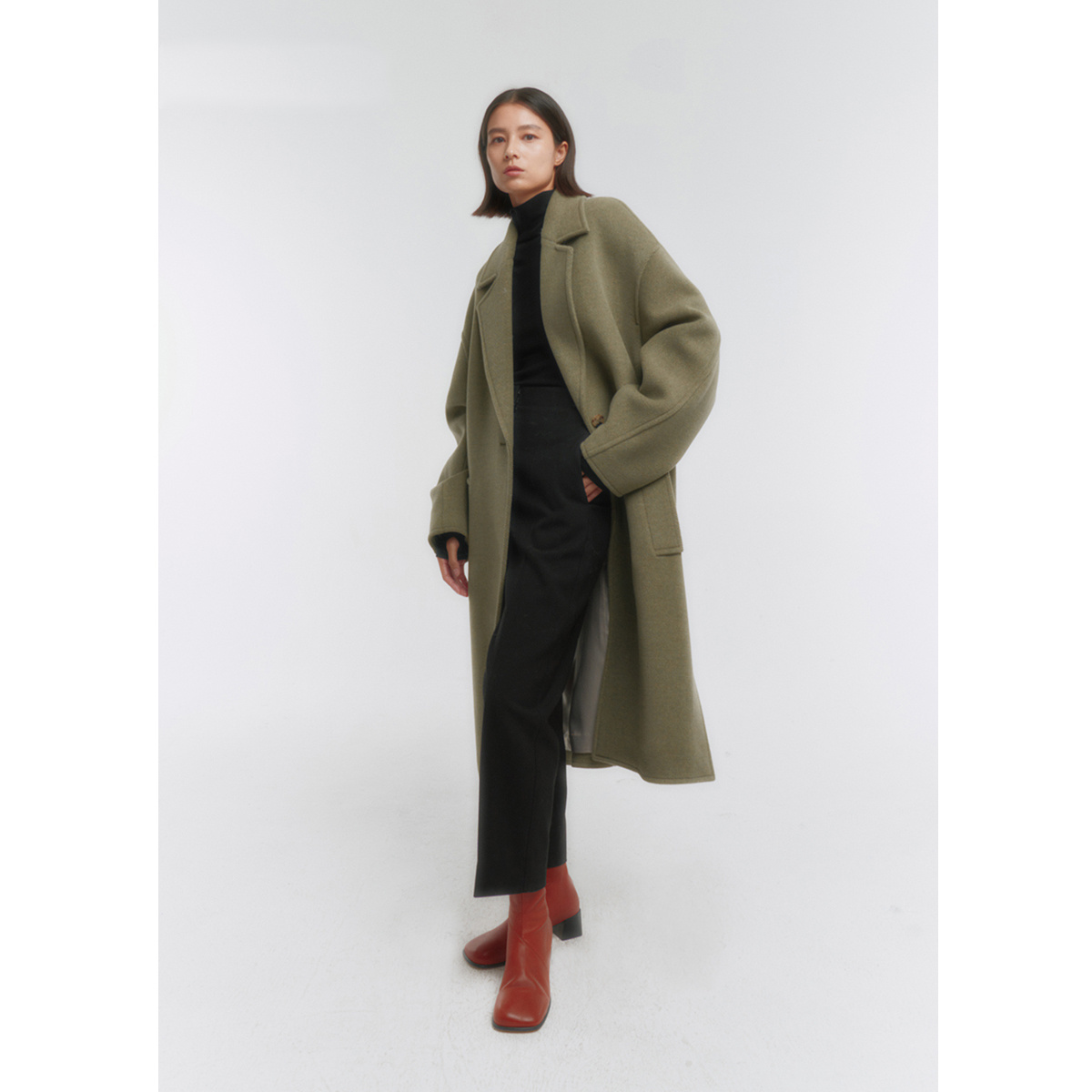 High-end luxuryt alpaca coat alpaca wool  coat  Women's coat