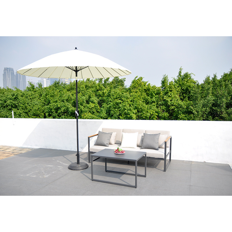 Outdoor Furniture Umbrella Big Size 3m*3M Sun Shade Coffee Garden Umbrella