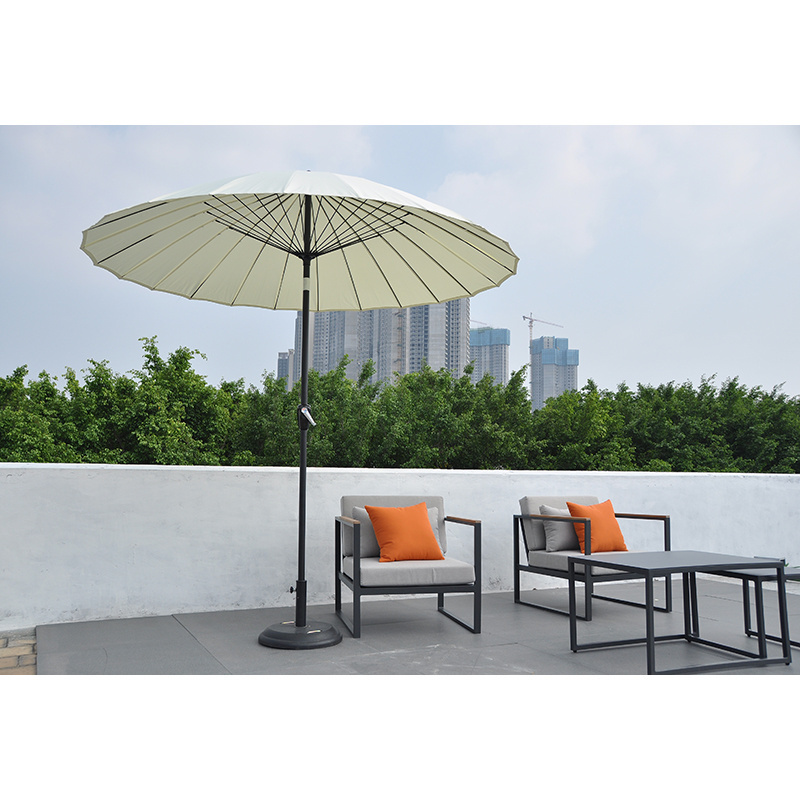 Outdoor Furniture Umbrella Big Size 3m*3M Sun Shade Coffee Garden Umbrella