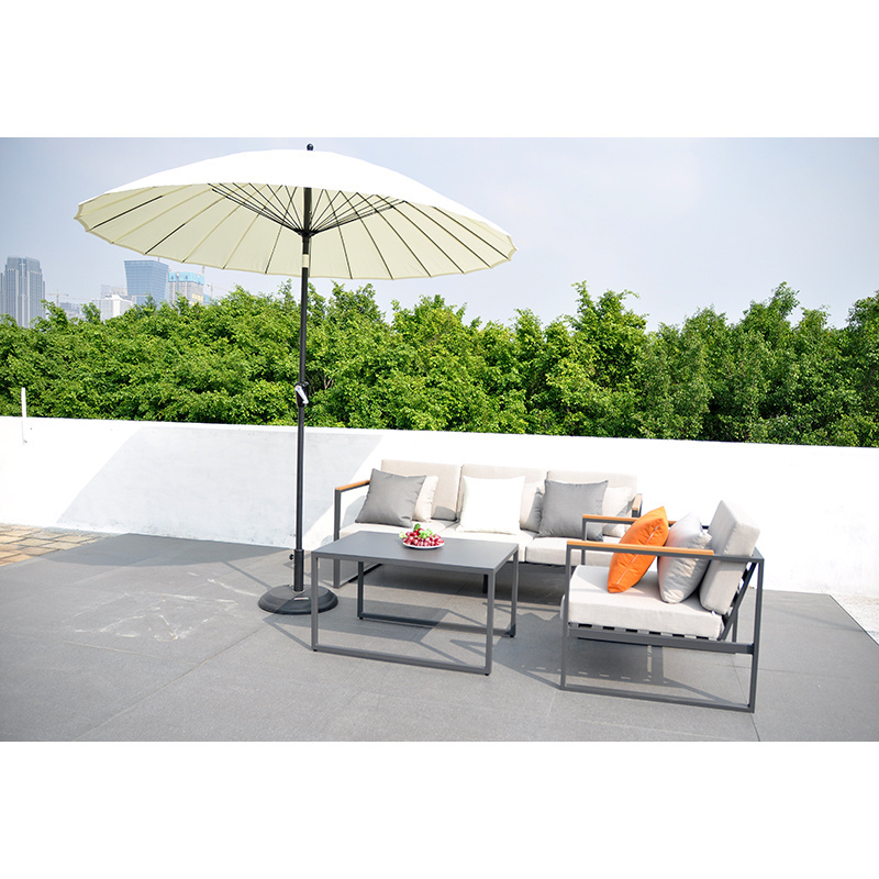 Outdoor Furniture Umbrella Big Size 3m*3M Sun Shade Coffee Garden Umbrella