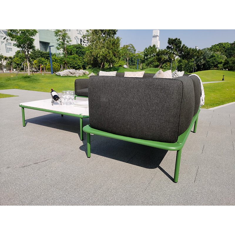 outdoor furniture patio sofa wood teak pool lounge chair leisure corner sofa sectional sofa balcony furniture outdoor