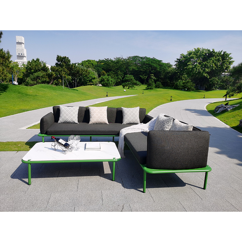 outdoor furniture patio sofa wood teak pool lounge chair leisure corner sofa sectional sofa balcony furniture outdoor