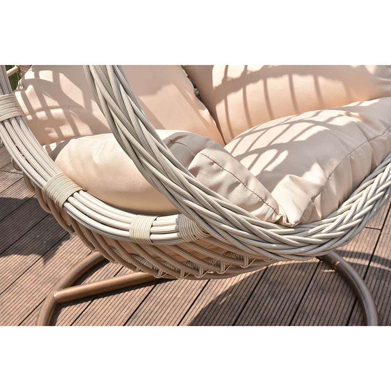 Lenatees Garden Furniture Hammock Swinging Patio Ceiling Rattan Wicker Outdoor Round Adult Garden Set Hanging Egg Swing Chair