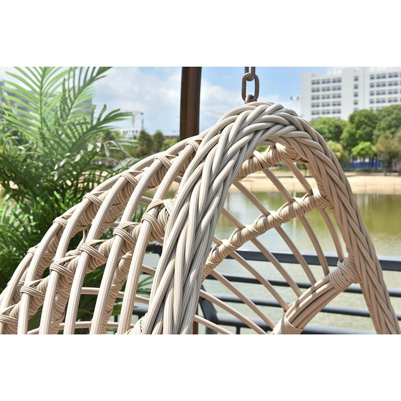 Lenatees Garden Furniture Hammock Swinging Patio Ceiling Rattan Wicker Outdoor Round Adult Garden Set Hanging Egg Swing Chair