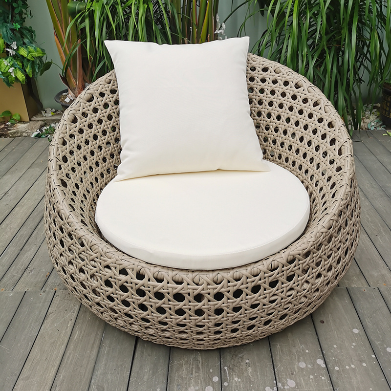 outdoor furniture customized garden patio chair set rope leisure chair