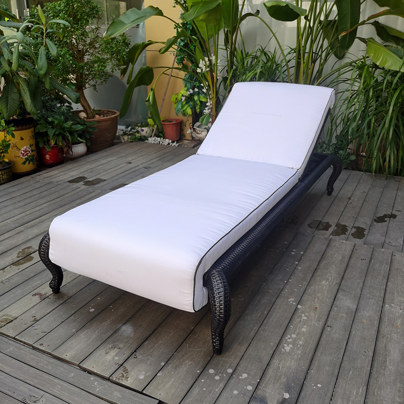 Outdoor Sunbed Beach Side Sun Lounger Pool Chaises Sun Lounger Sun Beach Day Pool Ledge Lounger