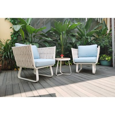 Hot Selling Outdoor Furniture Garden Dining Alum Dining Chair Armrest Garden Table And Chairs Set