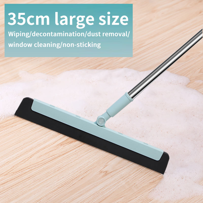 New Design 5 In 1 Extendable Long Handle Floor Scraper Hair Dust Cleaning Scraping Water Floor Cleaning Magic Sweeper Broom