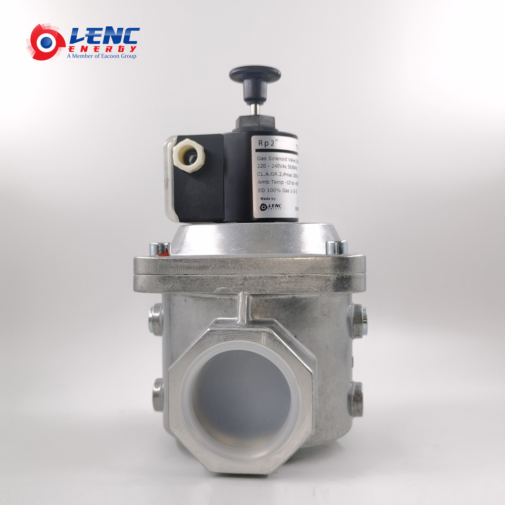 DEVMG50 china factory supply Lenc solenoid valve safety gas solenoid shut off valve