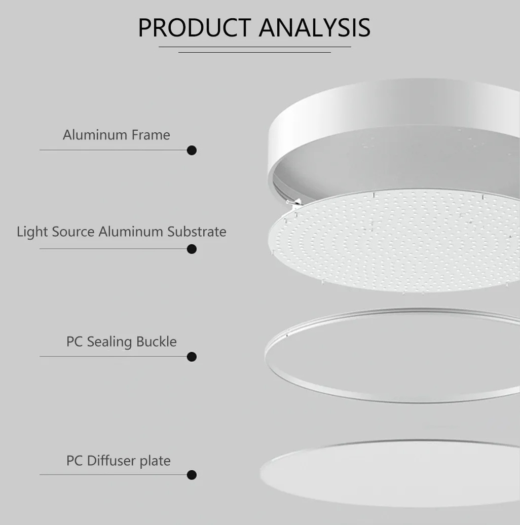 new  design white 24w 40w 50w 80w 100w modern cct adjustable led ceiling light for home