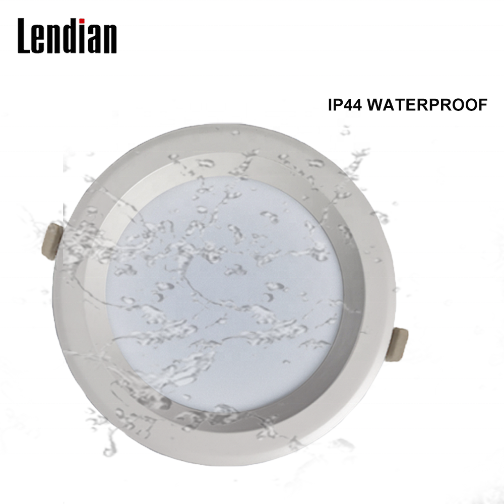 Zhongshan lendian new design ce rohs 8w 12w 15w 20w ceiling 3cct downlight 200mm tri color changeable led recessed light