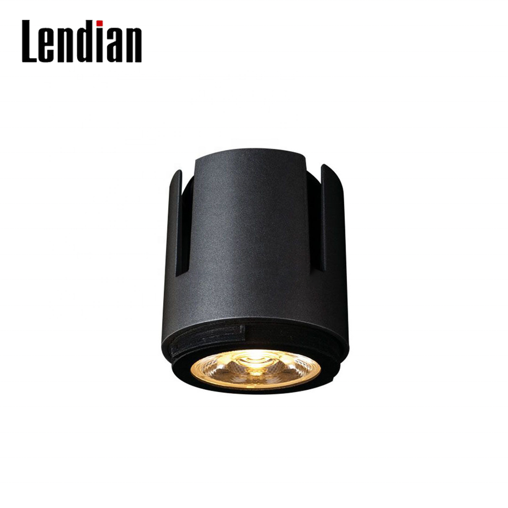 Adjustable led cob recessed zigbee lamp module spotlight 30w housing dimmable black antiglare