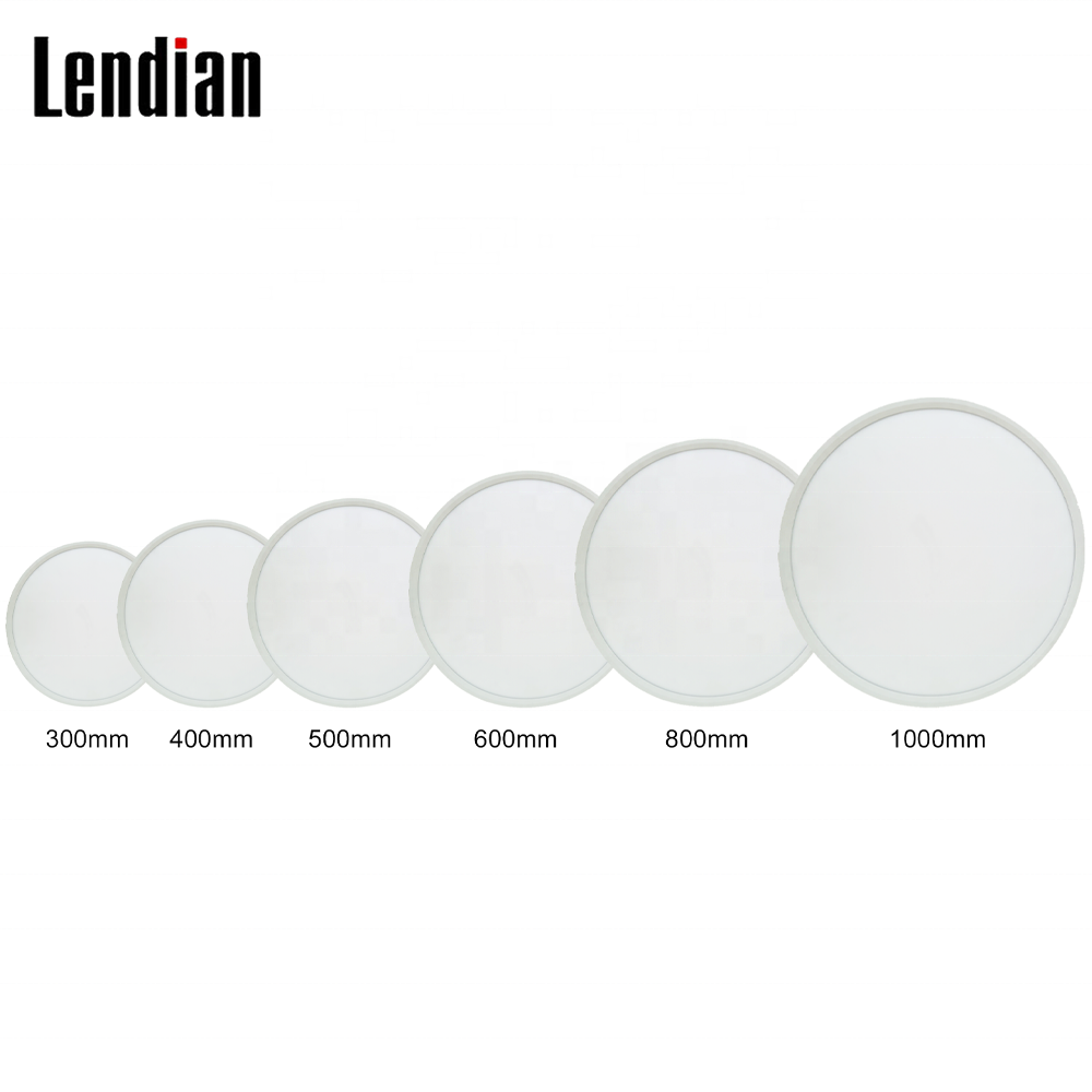 Ultra thin plafond verlichting dim to warm circle white slim round flush mount surface led drum panel ceiling light